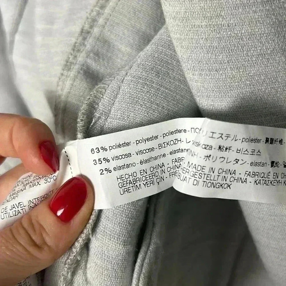 Trafaluc by Zara grey moto jacket with silver detail size XS - Picture 7 of 12